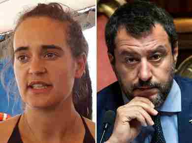 COME DA COPIONE : Migranti: chiusa indagine per Salvini, diffamò Rackete  
